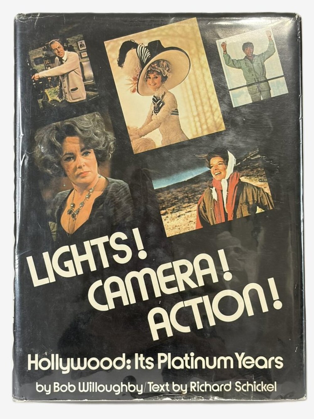 Vintage Lights! Camera! Action! Hollywood Platinum Years Book 1974 HC DJ 1st Ed